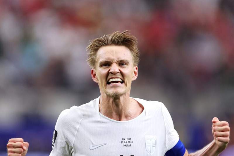 Image from: Erling Haaland breaks international football record during Norway 2-1 Cote d'Ivoire