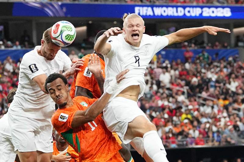 Image from: 'This is history': Haaland's late winner sets up Norway v Brazil