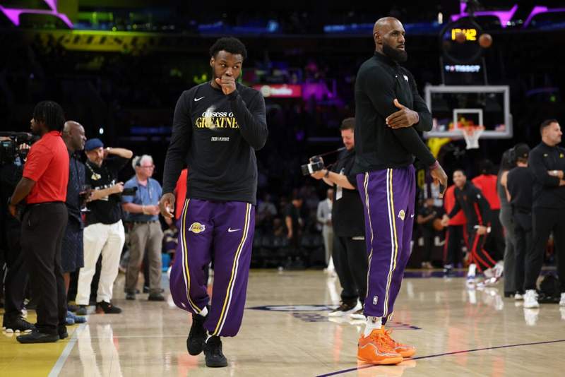 Image from: What LA Lakers have already ‘guaranteed’ about Bronny James’ future after LeBron decides to leave