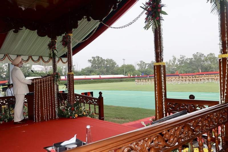 Image from: Delhi LG Taranjit Singh Sandhu lauds Delhi Police on Commissionerate Day; stresses citizen-centric, tech-driven policing