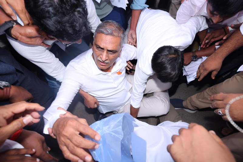 Image from: Telangana: BRS leaders taken into preventive custody while headed for proposed debate with state ministers