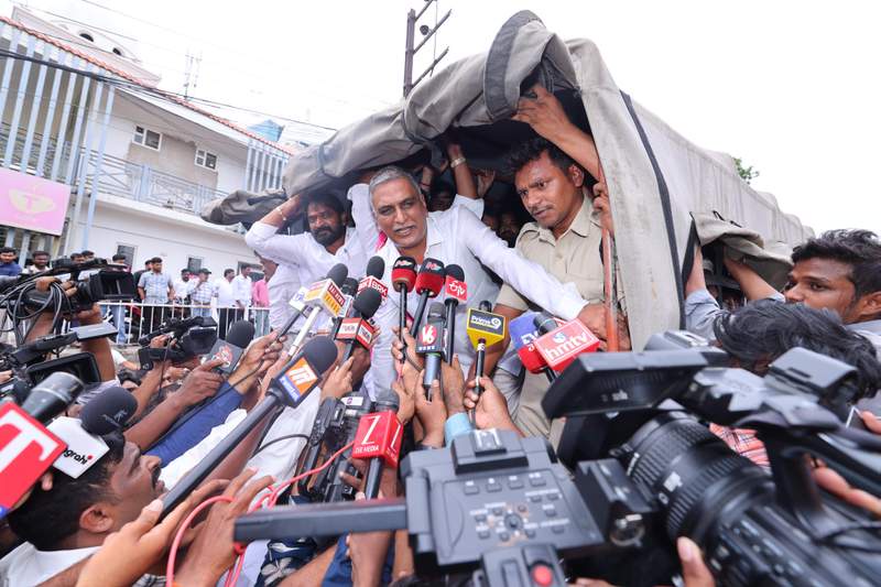 Image from: Telangana: BRS leaders taken into preventive custody while headed for proposed debate with state ministers