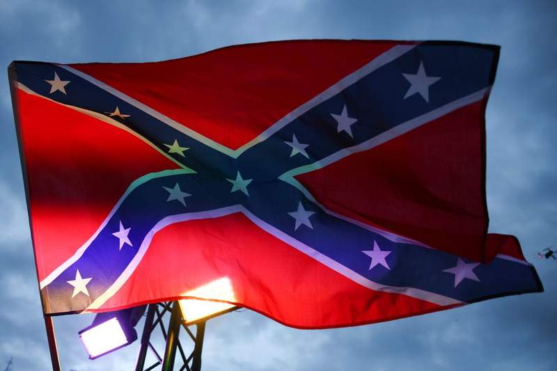 Image from: Sandringham Horse Driving Trials deny Confederate flag choice was 'racially motivated'