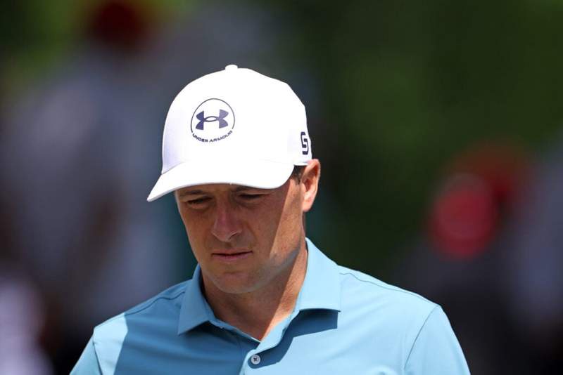 Image from: Blades Brown says what he noticed about Jordan Spieth on the range ahead of the John Deere