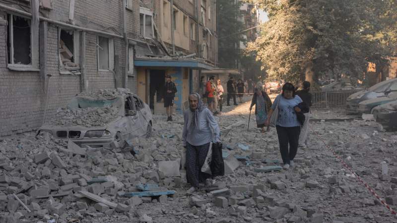 Image from: 'Night of hell': Ukraine, Russia vow escalation after massive attack kills dozens in Kyiv