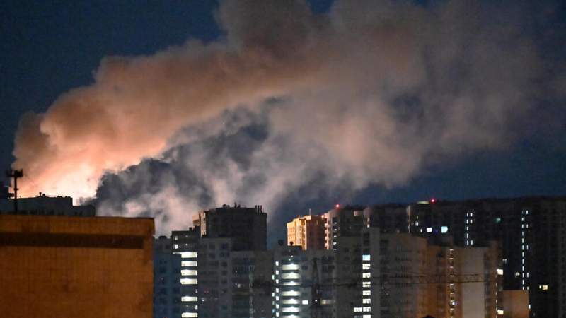 Image from: 'Night of hell': Ukraine, Russia vow escalation after massive attack kills dozens in Kyiv