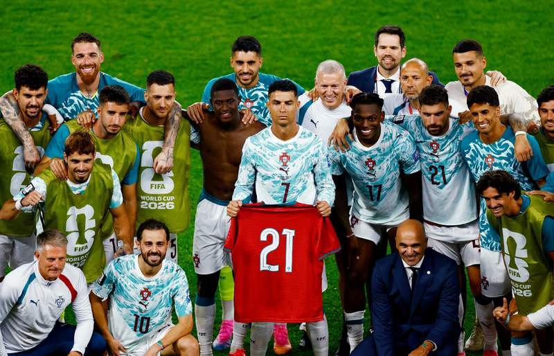 Image from: FIFA World Cup 2026: Ronaldo pays heartfelt tribute to Diogo Jota following Portugal's Round of 16 qualification