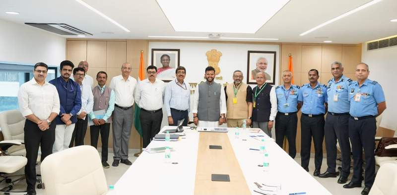 Image from: MoCA, AAI to extend complete support for flight testing, airspace needs of India's fifth-generation fighter aircraft programme: Union Civil Aviation Minister