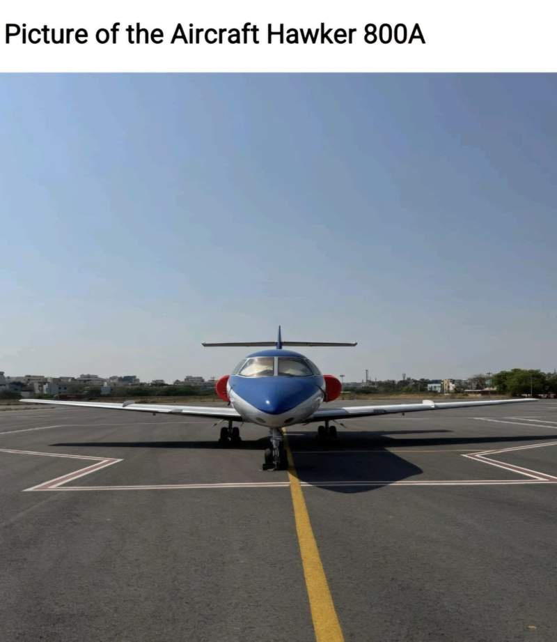 Image from: First ever: ED auctions seized aircraft Hawker 800A in Falcon scam