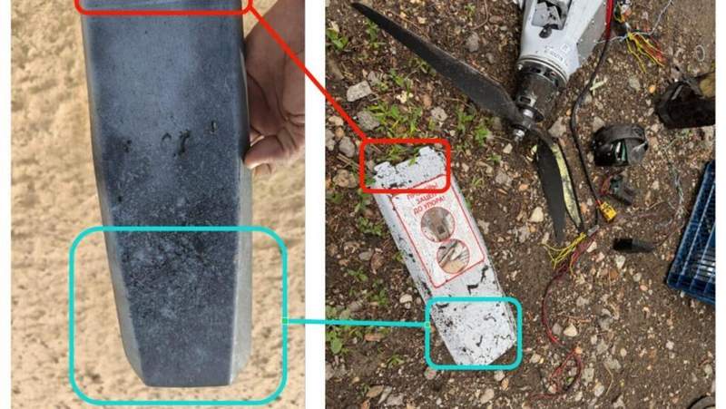 Image from: Unprecedented images show how Russia is using drones from the war in Ukraine in Africa