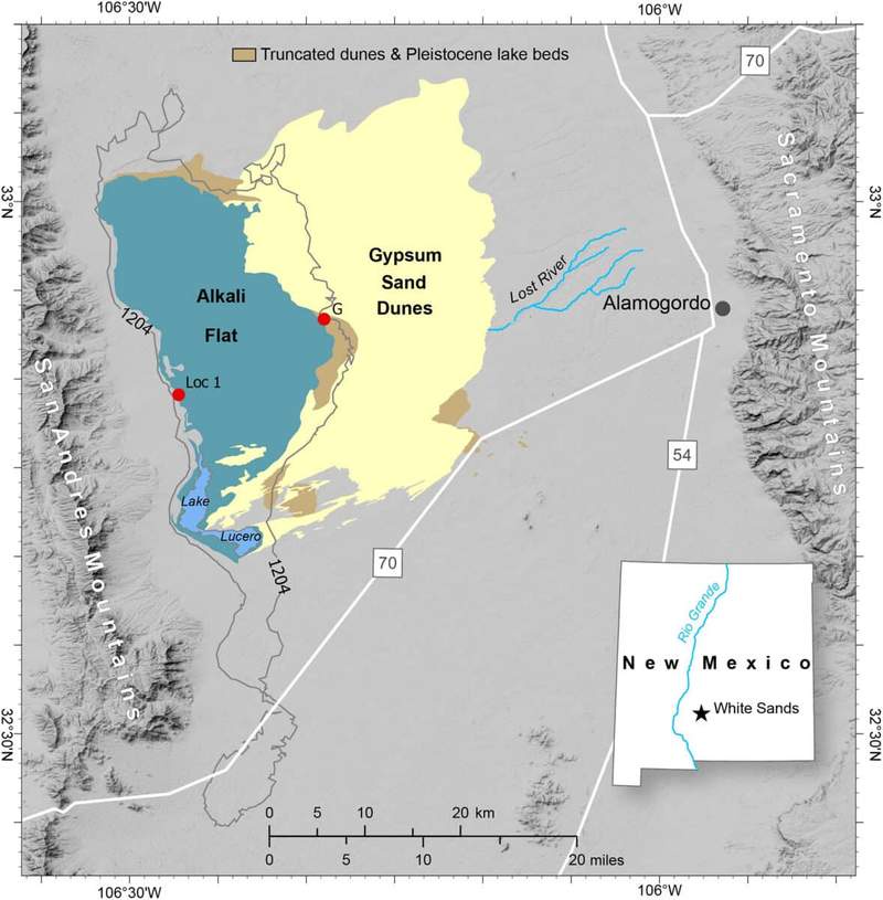 Image from: Ancient Mud in New Mexico Confirms 23,000-Year-Old Human Footprints with New Dating Evidence