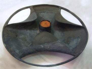 Image from: Inside an Egyptian Tomb, Archaeologists Found a 5,000-Year-Old Stone Disk That Looks Strikingly Like a Modern Hubcap
