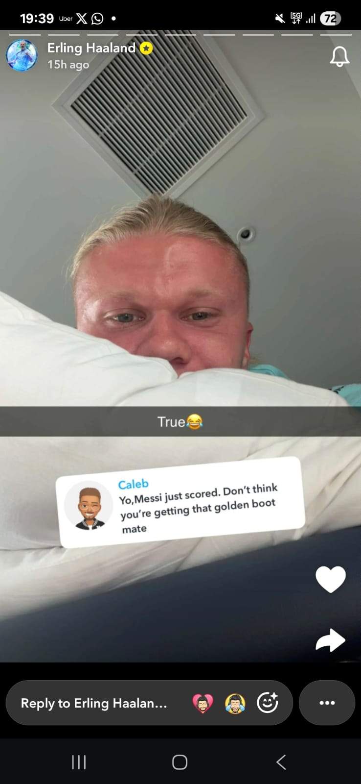 Image from: FIFA World Cup 2026: Erling Haaland jokes about Golden Boot Race as Messi extends lead