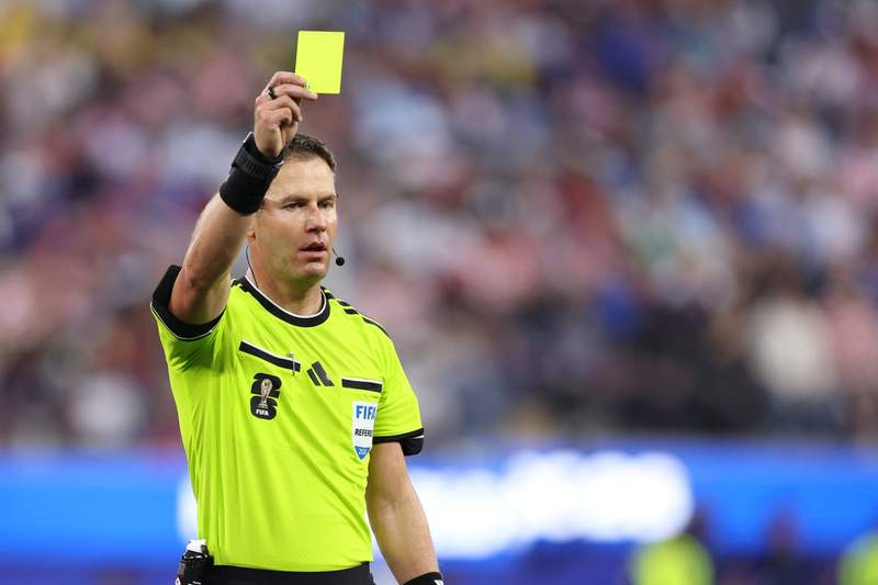 Image from: 18 World Cup players now at risk of suspension as rule change laid bare