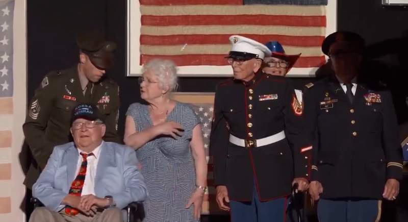 Image from: Trump honours heroes and history in heartfelt 250th anniversary tribute at 'Salute to America' celebrations
