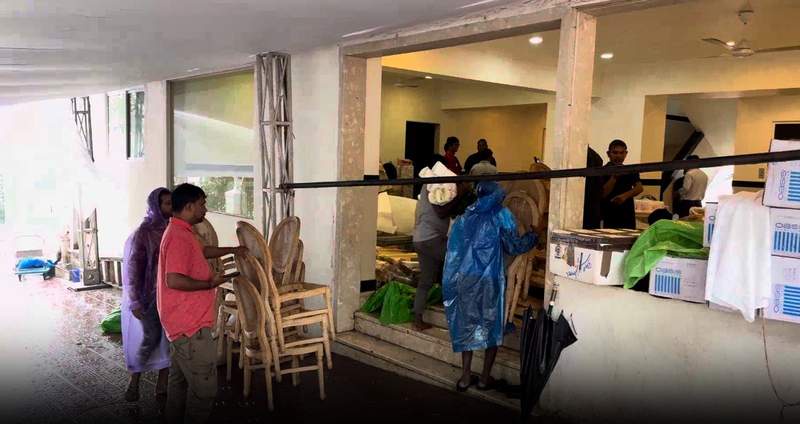 Image from: Aamir Khan-Gauri Spratt wedding: Preparations in full swing at actor's residence despite heavy Mumbai rains