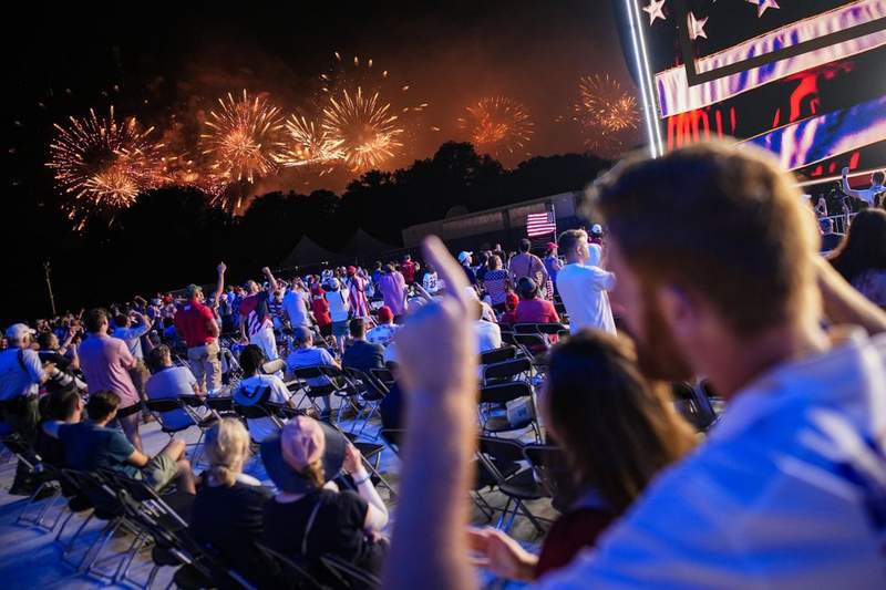 Image from: Washington DC stunned by 'largest fireworks show in history' for America 250 - IN PICTURES