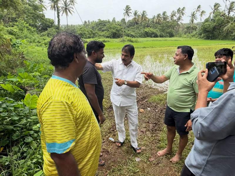 Image from: Goa: KC Venugopal visits Chicalim Farmers Club, interacts with local farmers