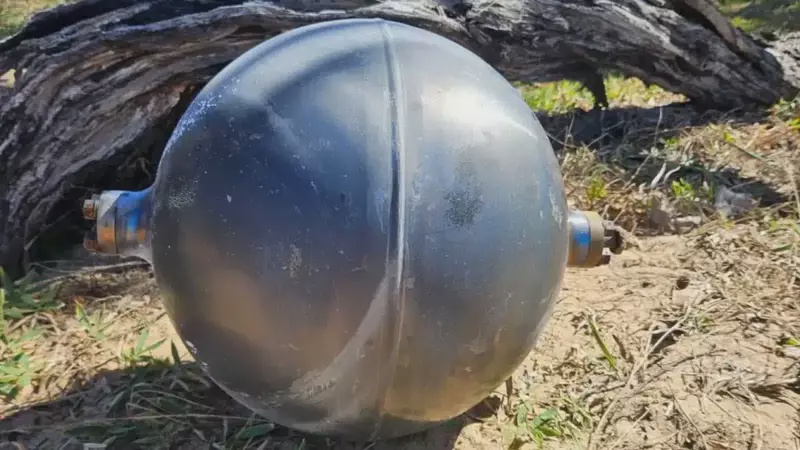 Image from: Six Mysterious Silver Spheres Found on Australian Beach Spark Investigation Into Possible Space Debris