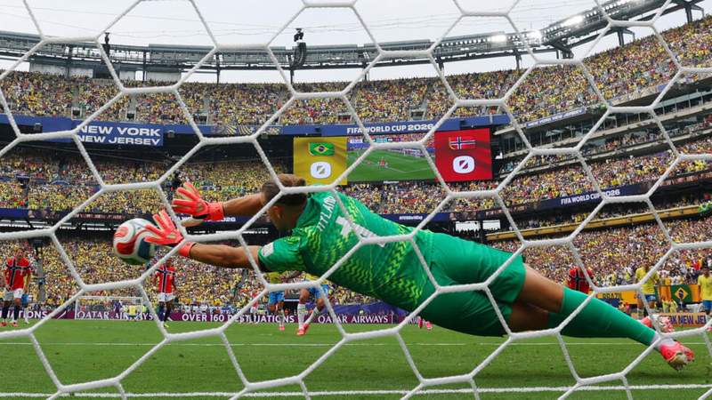Image from: World Cup 2026: Haaland brace sinks Brazil as Norway storm into quarter-finals