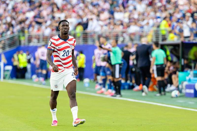 Image from: USMNT release official statement as Folarin Balogun made available for Belgium World Cup clash