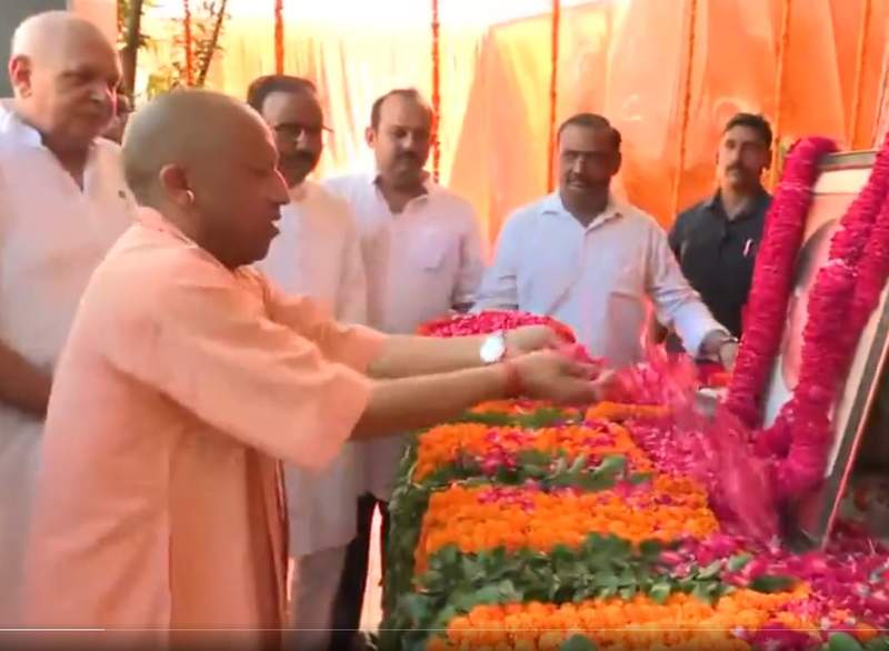 Image from: "Saved Bengal from 'bloody clutches of Pakistan'": UP CM Yogi pays tribute to Dr Syama Prasad Mookerjee on his 125th birth anniversary