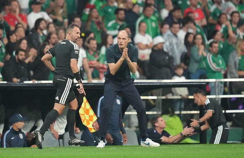 Image from: Thomas Tuchel hits out at referees for being 'not good enough' in England's victory over Mexico