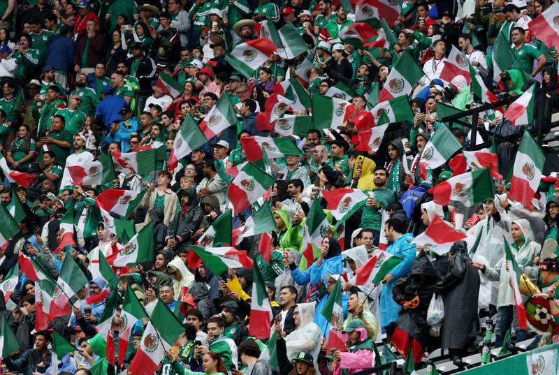 Image from: England fans share what they really thought about Mexico’s  support at the Azteca