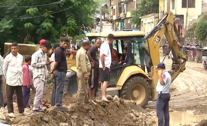 Image from: J-K: Flash floods disrupt Chenab Valley, NH-244 closed in Doda; Kwar hydel project damaged in Kishtwar