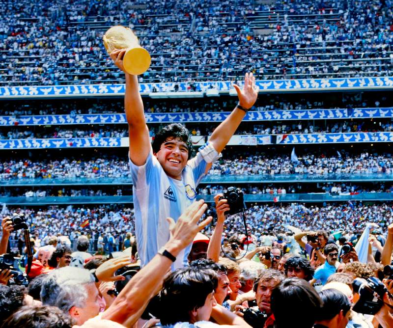 Image from: Jude Bellingham matches 40-year Diego Maradona Azteca Stadium record in Mexico vs England