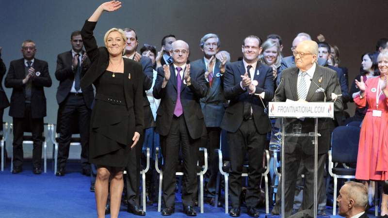 Image from: In pictures: Marine Le Pen’s political rise and frustrated presidential ambitions