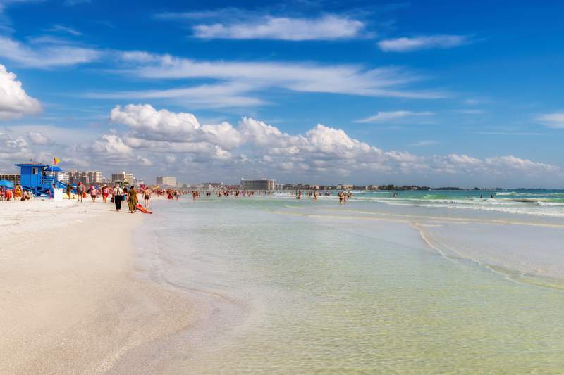 Image from: In the US, this gorgeous white sand beach in Florida was just named the best in the country for the second year running (you’ll soon see why!)