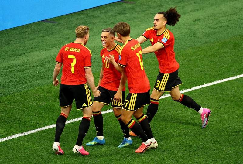 Image from: Fifa reject Belgium appeal over Folarin Balogun red card suspension
