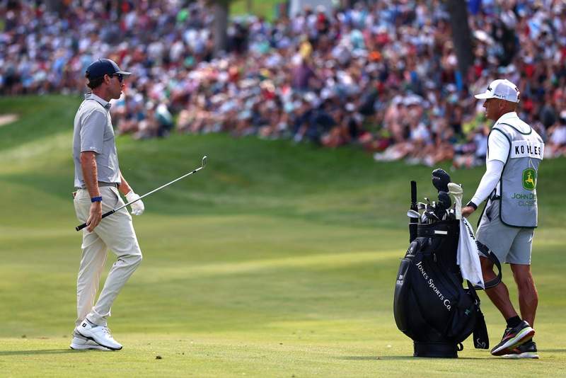 Image from: Ben Kohles’ instant reaction after nightmare final hole costs him more than $1 million