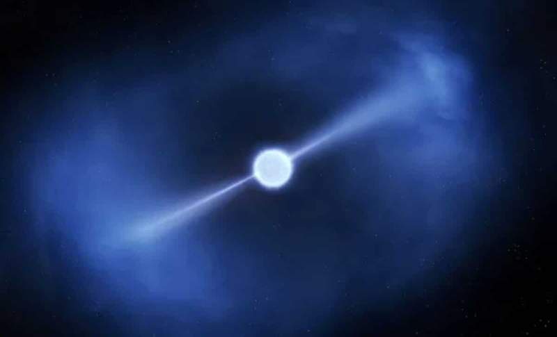 Image from: This Rare “Blue Eye Pulsar” Was Thought to Be Silent, Astronomers Finally Heard Its Radio Signals After Decades of Searching