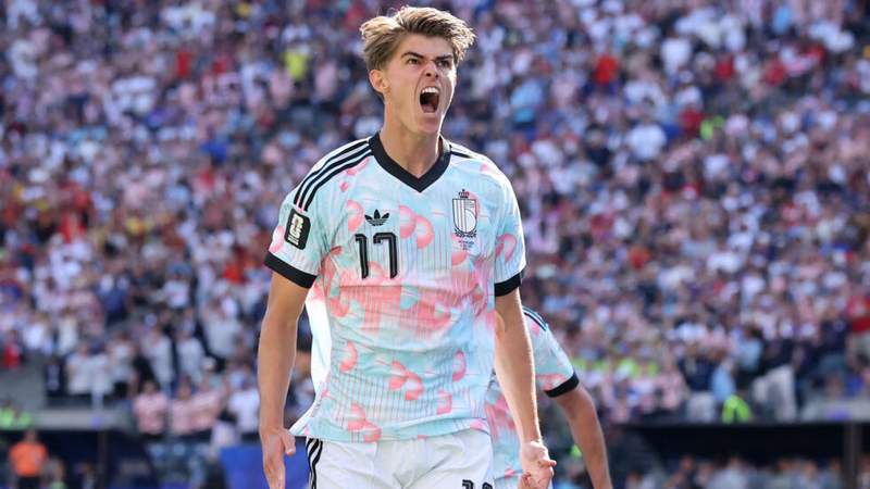 Image from: Belgium thump ragged USA to end co-hosts' World Cup dream and set up Spain clash