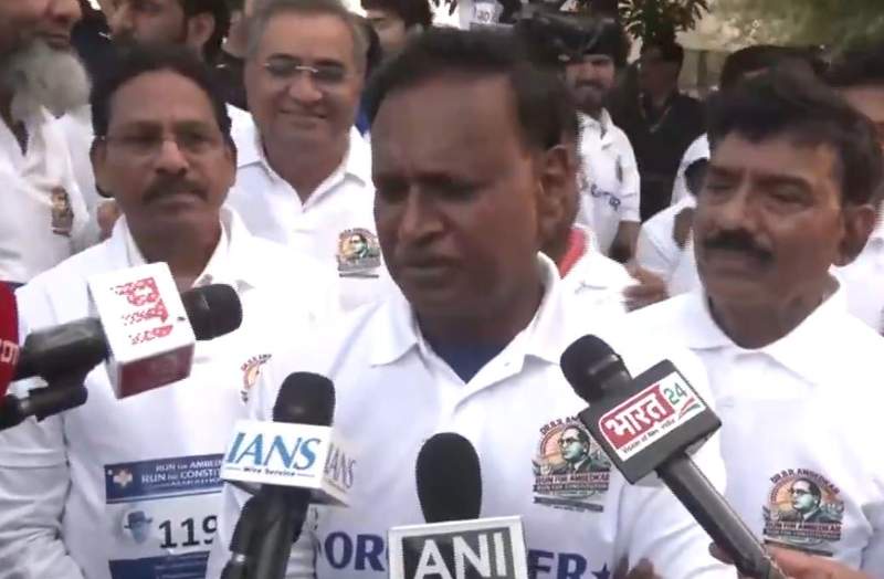 Image from: "This run is to save our Constitution": Congress' Charanjit Channi on 'Run For Ambedkar, Run For Constitution' marathon