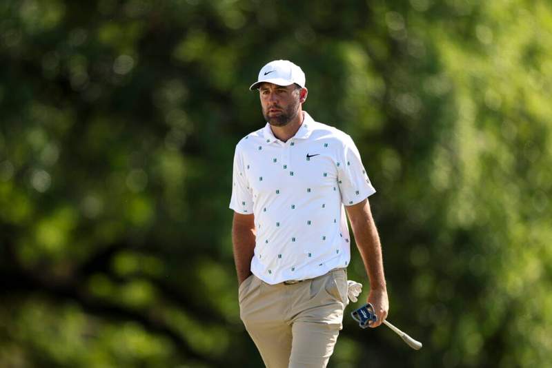 Image from: Scottie Scheffler told what he needs to shoot on Sunday to win The Masters for a third time