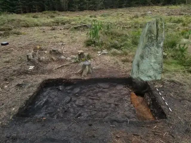 Image from: A Student Found a Single Stone Hidden Beneath an English Forest That Led to a 3,700-Year-Old Ritual Site