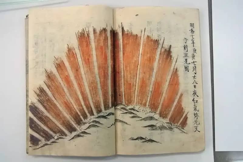 Image from: 800 Years Ago, Japanese Astronomers Saw Strange ‘Red Lights in the Northern Sky,’ Now Scientists Have Just Revealed What They Were!