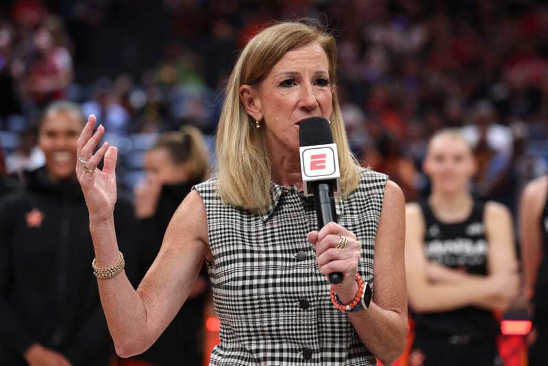 Image from: WNBA commissioner Cathy Engelbert sounds off on being asked about her future
