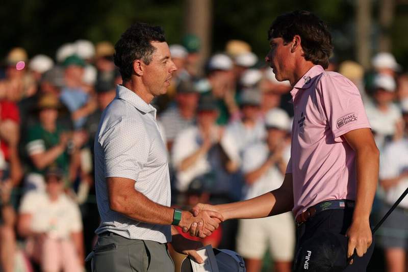 Image from: What Mason Howell says was the ‘worst part’ of watching Rory McIlroy chipping in on 17 at The Masters