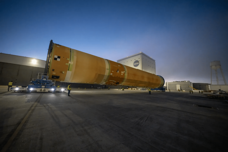 Image from: NASA Invites Media to Witness Artemis III Rocket Stage Rollout for Historic Mission