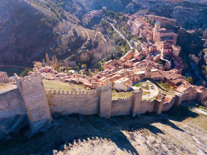 Image from: In Spain, this cliff-hanging village defies time and the mountain (it’s ranked among the country’s most beautiful in the country)