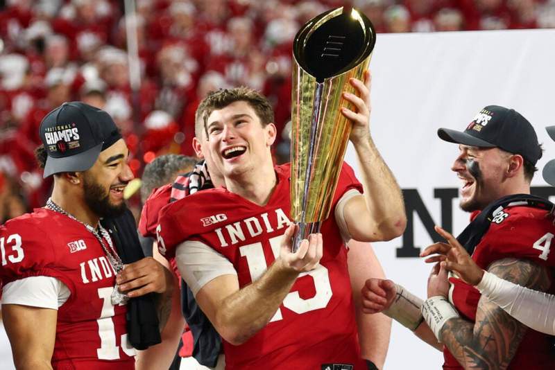 Image from: Fernando Mendoza answers if winning the CFB Championship was ‘improbable’