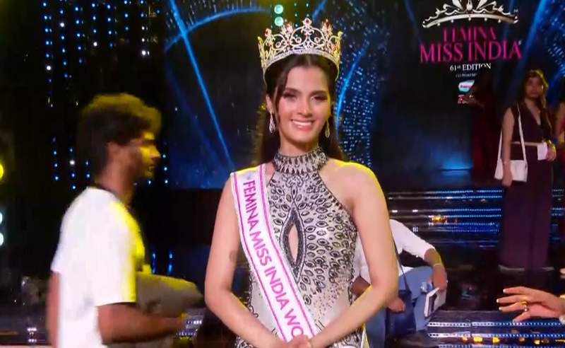 Image from: "It feels surreal": Sadhvi Satish Sail crowned Femina Miss India World 2026
