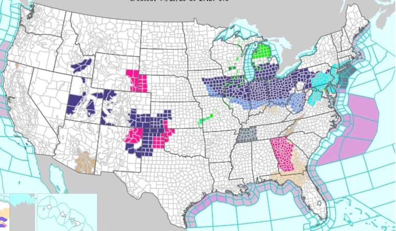 Image from: Heat to Freeze Overnight: The Extreme Storm Shifting U.S. Weather