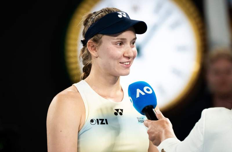 Image from: Back at the top: Elena Rybakina shares her thrilling reaction to Stuttgart Open win