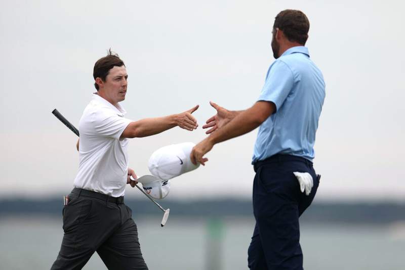 Image from: Scottie Scheffler equals 40-year PGA Tour record after runner-up finish at the RBC Heritage
