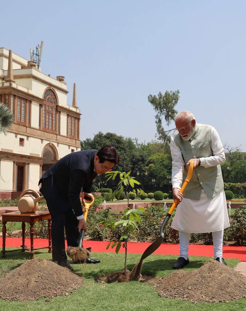 Image from: PM Modi welcomes South Korea President Lee, highlights shared Indo-Pacific vision, trade push